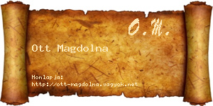 Ott Magdolna névjegykártya