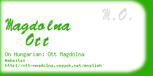 magdolna ott business card